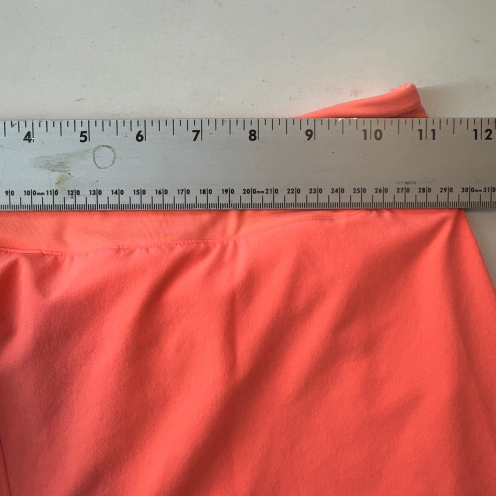Lululemon Asymmetrical Pleated Tennis Skirt 0 Coral Mini w/ Built In Short NWOT - Picture 13 of 14